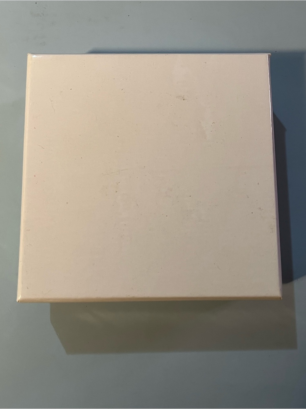 New Minimal White Square Jewelry Box 3.5x3.5” 5 Pieces